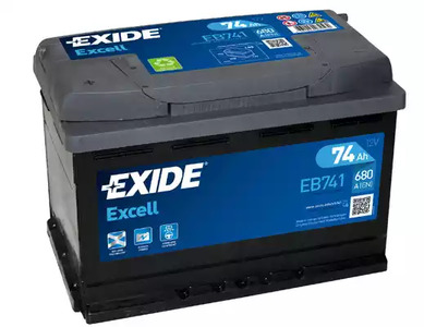 Стартерная аккумуляторная батарея EXIDE EB741